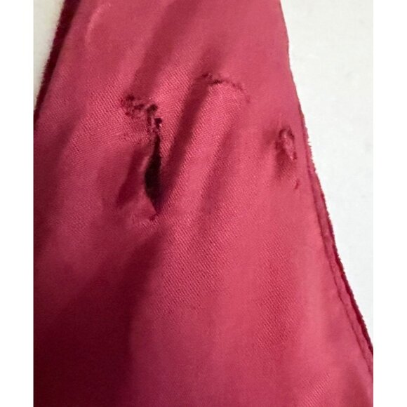Vtg Dave & Johnny Burgundy Velour Halter Gown Size 9/10 Formal Dress Holiday Par - Picture 11 of 12